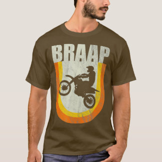 Vintage Motocross Classic 70s Dirt Bike Braap T-Shirt