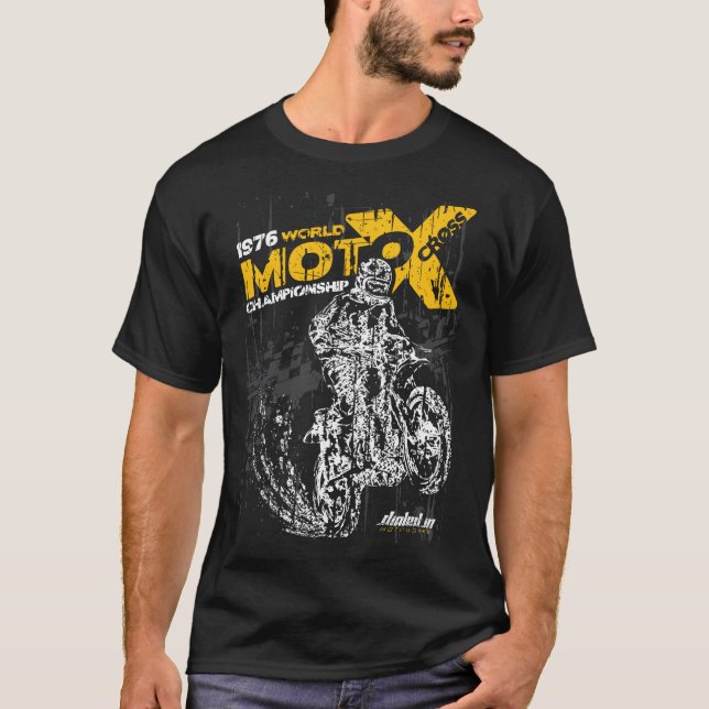 Vintage Motocross Endro Motorcycle Shirt (Front)