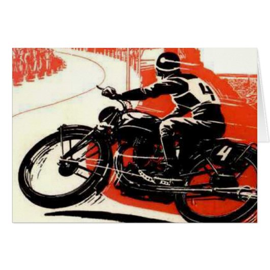 Vintage Motor Bike Race (Front Horizontal)