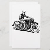 Vintage Motorcycle (Front/Back)
