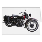 Vintage Motorcycle (Front Horizontal)