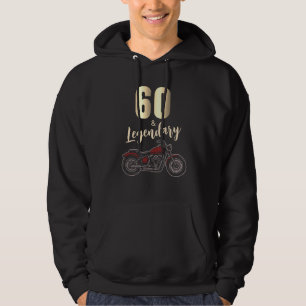 Vintage Motorcycle 60th Birthday Bike  Hoodie