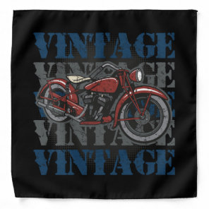 Vintage Motorcycle Biker Bandana