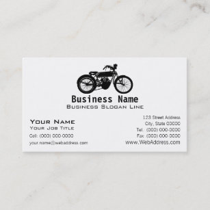 Vintage Motorcycle Business Card