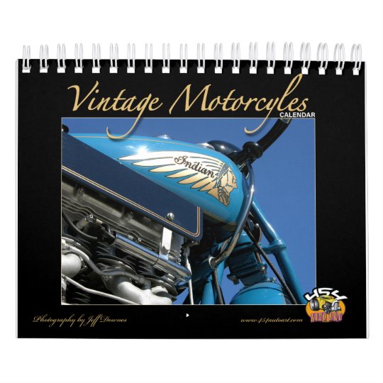 Vintage Motorcycle Calendar
