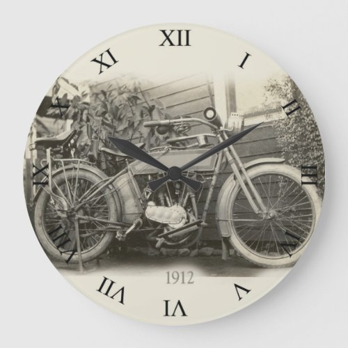 Vintage Motorcycle Clock