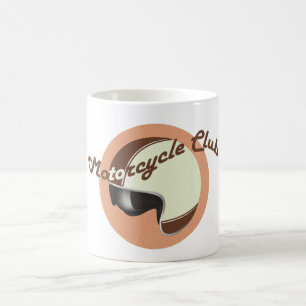 vintage motorcycle club coffee mug