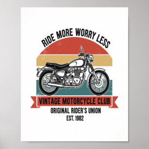 Vintage Motorcycle Club Est. 1982 Poster