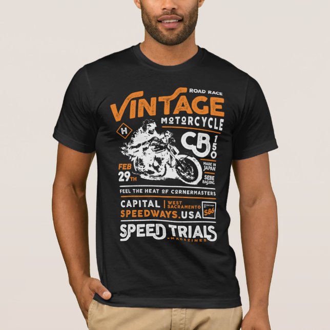 Vintage Motorcycle Club T-Shirt (Front)