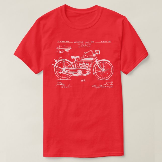 vintage motorcycle design T-Shirt (Design Front)