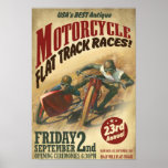 Vintage Motorcycle Event Poster at Zazzle