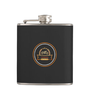 Vintage Motorcycle Flask