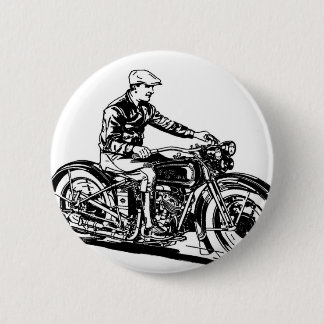 Vintage Motorcycle Pinback Button