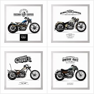 Vintage Motorcycle Posters