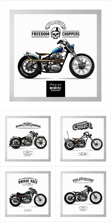 Vintage Motorcycle Posters