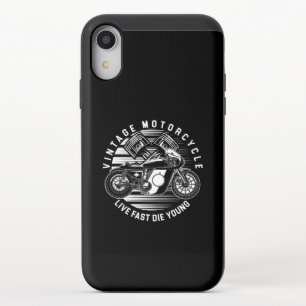 Vintage Motorcycle Racing Gift For Biker iPhone XR Slider Case