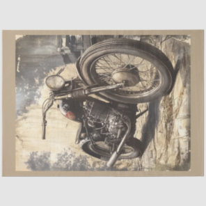 Vintage Motorcycle Series Design #10 Tissue Paper