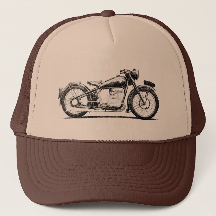 Vintage motorcycle shirts - 1936 BMW 500 Trucker Hat ...