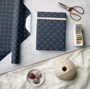 Vintage Motorcycle Wrapping Paper