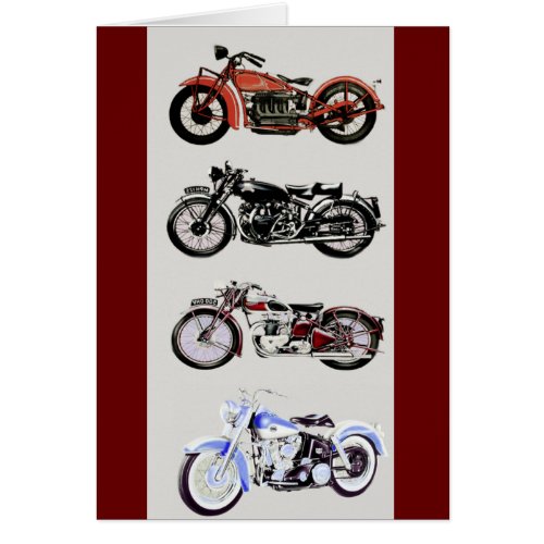VINTAGE MOTORCYCLES Fathers Day