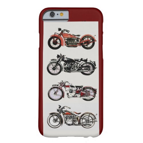 VINTAGE MOTORCYCLES Red Barely There iPhone 6 Case