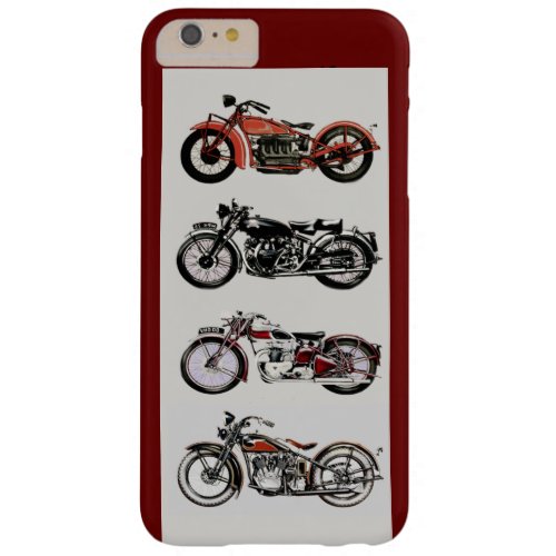 VINTAGE MOTORCYCLES Red Barely There iPhone 6 Plus Case
