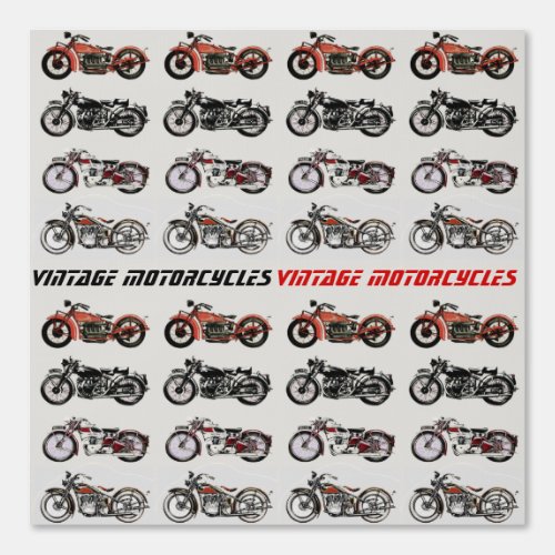 VINTAGE MOTORCYCLES red white grey black Wallpaper