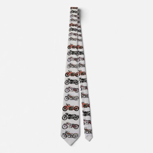 VINTAGE MOTORCYCLES TIE