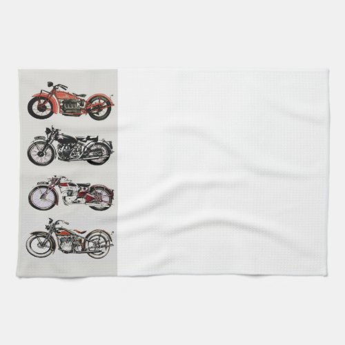 VINTAGE MOTORCYCLES TOWEL