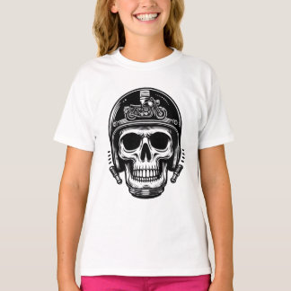 vintage motorcyclist skull legend T-Shirt
