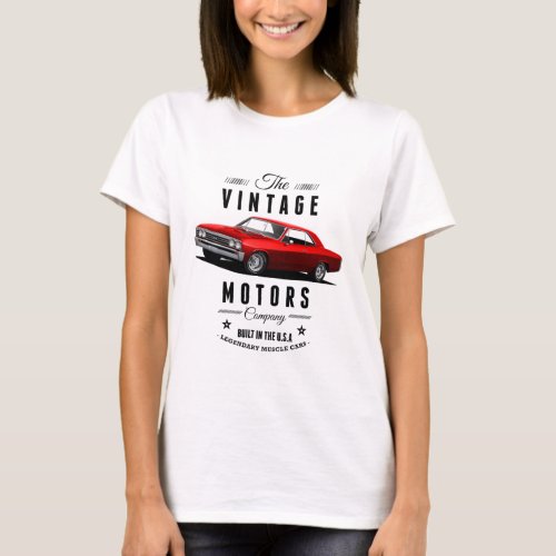 Vintage Motors Chevelle T_Shirt