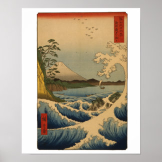 Vintage Mount Fuji Poster