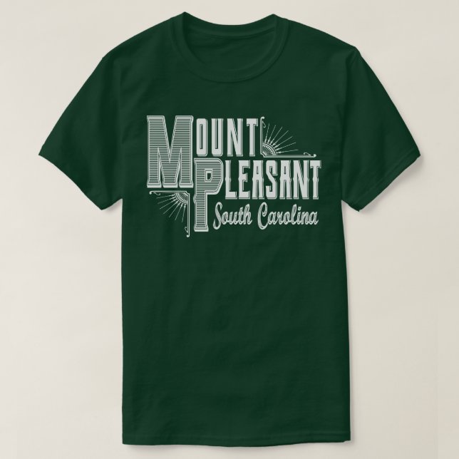 Vintage Mount Pleasant SC T-Shirt (Design Front)