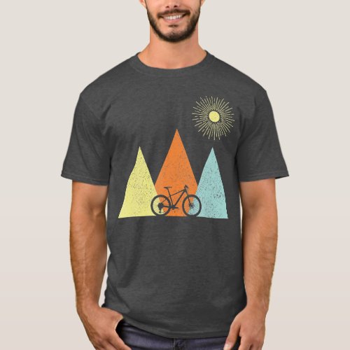 Vintage Mountain Bike MB Bicycle Cycling Cyclist B T_Shirt