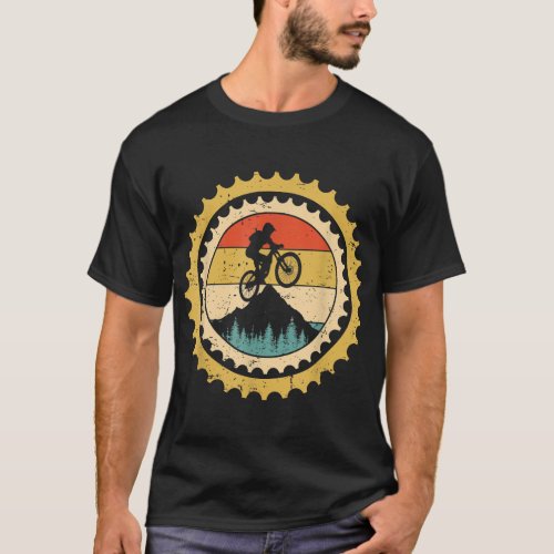Vintage Mountain Bike_Retro Downhill Biking T_Shirt