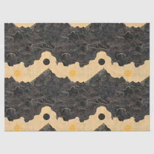 Vintage Mountain Clouds Landscape (4) Tissue Paper