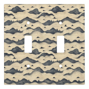 Vintage Mountain Clouds Landscape (8) Light Switch Cover