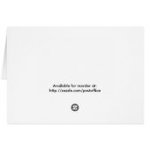 Vintage Mountain Illustration (Blank Inside) Card (Back Horizontal)