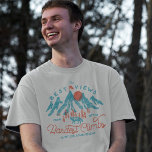Vintage Mountain Wolf Climbing Hiking Outdoors T-Shirt<br><div class="desc">Calling all nature lovers, mountain climbers, hikers, and camping enthusiasts! Our 'Best Views, Hardest Climbs' t-shirt embodies the spirit of adventure. Embrace the thrill of conquering mountains, immersing yourself in breathtaking landscapes. Wear it proudly on your outdoor escapades and inspire others to join you on the path of exploration and...</div>