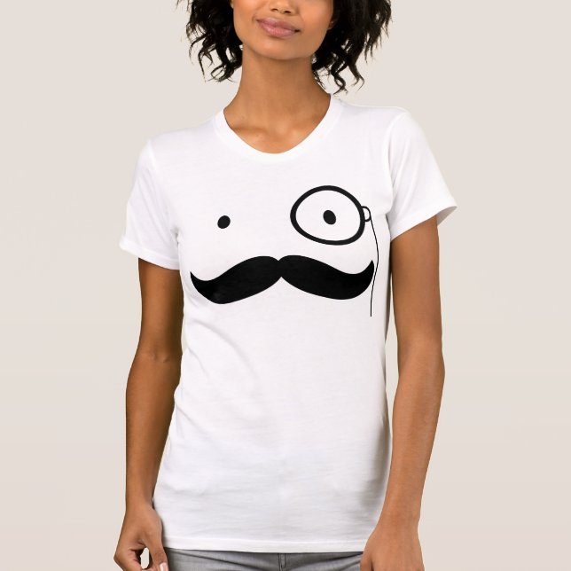 Vintage Moustache T-Shirt (Front)