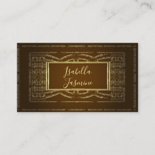 Vintage, movie, actor, entertainer, business card