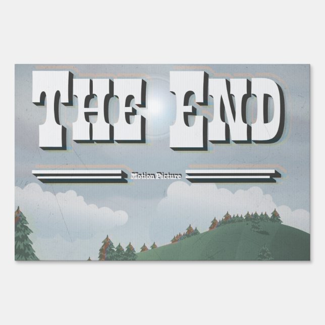 Vintage Movie Credit Sign (Front)