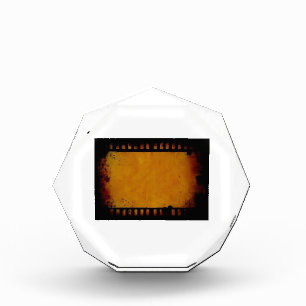 Vintage movie film stripe acrylic award