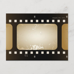 Vintage Movie Photo Film Strip Film Photo Postcard