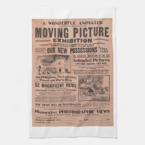 Vintage Movie Poster Towel