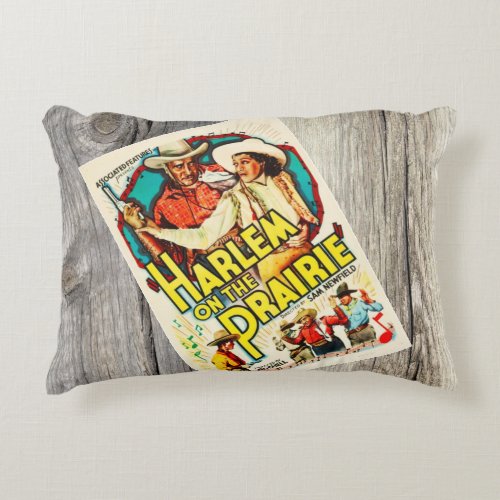 Vintage Movie Posters Accent Pillow