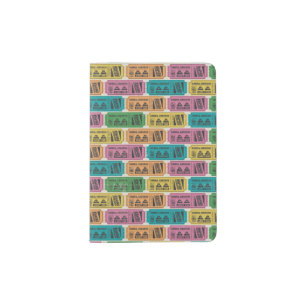 Vintage Movie Premier Ticket Pattern Passport Holder
