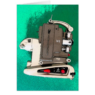 Vintage movie projector cards