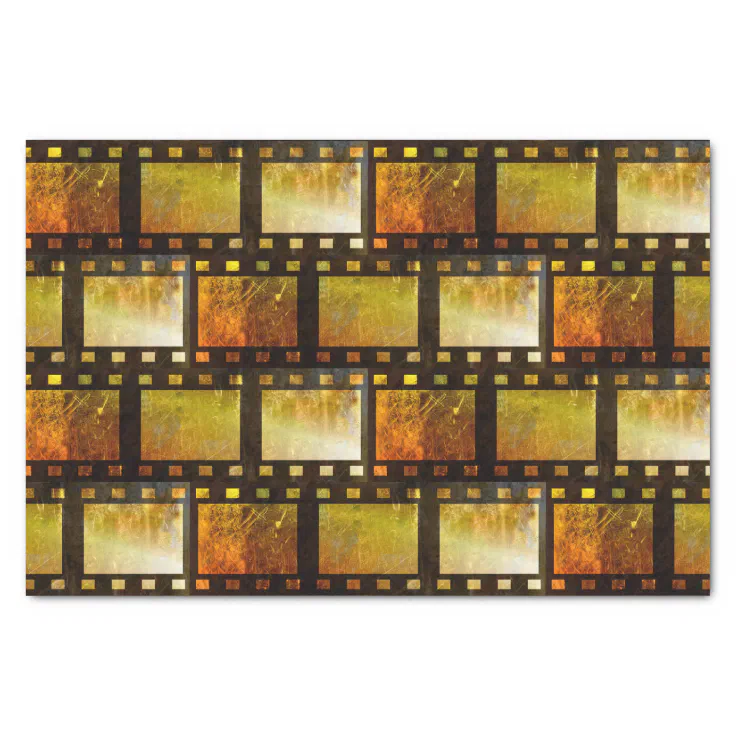Vintage movie reel film tissue paper | Zazzle