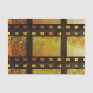 Vintage movie reel film tissue paper